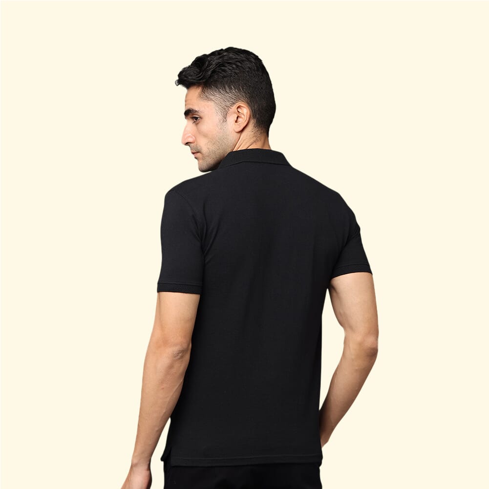 Greys&Blues DES-Jacq Polo Without Tipping- Black